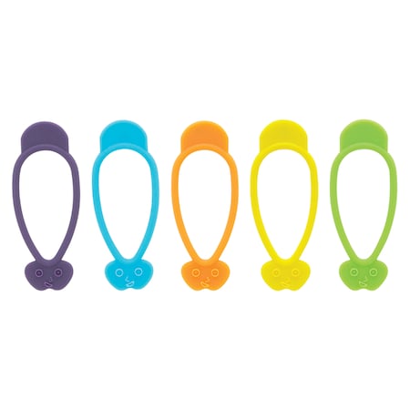Harold Import Co Harold Import Assorted Silicone Bag Ties, PK10 43729